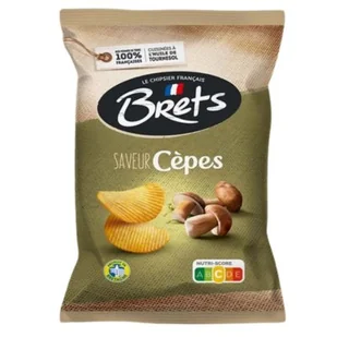 Brets Saveur Cepes 125g francuskie chipsy ziemniaczane o smaku grzybowym - Chipsy - miniaturka - grafika 1