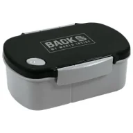 Lunch boxy - Śniadaniówka BackUp 7 B56 czarny/szary DERFORM - miniaturka - grafika 1