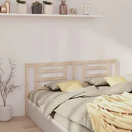 Inne meble do sypialni - Lumarko Wezgłowie łóżka, 206x4x100 cm, lite drewno sosnowe - miniaturka - grafika 1