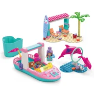 Klocki - Mega Barbie Color Reveal Przygoda z delfinami Zestaw klocków - miniaturka - grafika 1