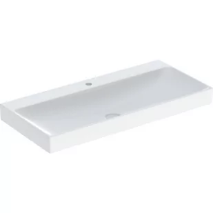 Geberit One Umywalka meblowa z otworem na baterię bez przelewu 105x48 cm biały KeraTect 505.020.01.4 - Umywalki - miniaturka - grafika 1
