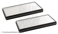 Filtry kabinowe - Komplet filtrów, wentylacja przestrzeni pasażerskiej Blue Print ADBP250002 - miniaturka - grafika 1