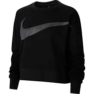 Koszulki i topy damskie - Nike Damska koszulka z długim rękawem Dy Get Fit Fc C Pp1 Sprkl czarny Black/DK SMOKE GREY L - miniaturka - grafika 1