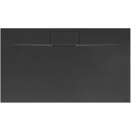 Brodziki prysznicowe - Rea Brodzik prysznicowy Bazalt Long Black 80x120 - miniaturka - grafika 1
