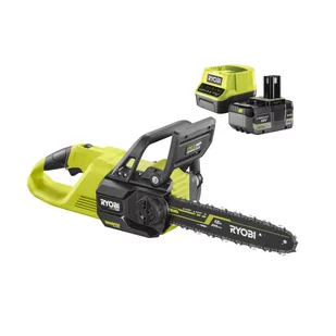 Ryobi Piła łańcuchowa bezszczotkowa  akumulatorowa 18V ONE+ HP, 5.0 Ah z ładowarką, prowadnica 30 cm | RY18CSX30A-150 - Piły elektryczne - miniaturka - grafika 1