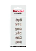 Ozdoby do włosów - Donegal, Ozdoby do włosów mini klamerki FA-5702, 6 szt. - miniaturka - grafika 1