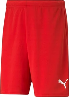 Puma Spodenki męskie Puma teamRISE Short czerwone 704942 01 XL - Spodnie sportowe męskie - miniaturka - grafika 1