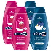 Kosmetyki kąpielowe dla dzieci - Bezpieczny dla dzieci szampon Schauma Kids, 4x - miniaturka - grafika 1