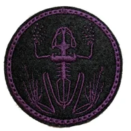 Odzież taktyczna i umundurowanie - Patch NS Bonefrog Mini 52mm x 52mm Purple fioletowa żaba - miniaturka - grafika 1