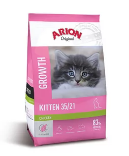 Arion Growth Kitten 35/21 Chicken 2 kg - Sucha karma dla kotów - miniaturka - grafika 1