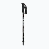 Kije trekkingowe - Kije trekkingowe Fizan Compact MS czarne S22 7102 59-132 cm - miniaturka - grafika 1