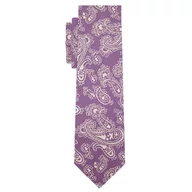 Krawaty i muchy męskie - Krawat fioletowy w paisley EM 15 - EM Men's Accessories - miniaturka - grafika 1