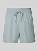 Kąpielówki męskie - Spodenki kąpielowe z elastycznym pasem - miniaturka - grafika 1