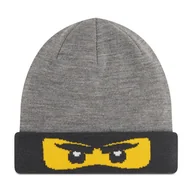 Czapki dla dzieci - Czapka LEGO Lwatony 710 22933 Szary - miniaturka - grafika 1