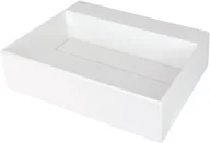 Umywalki - Umywalka nablatowa Deante Correo 40x50 cm prostokątna biały mat CQR_AU5M - miniaturka - grafika 1