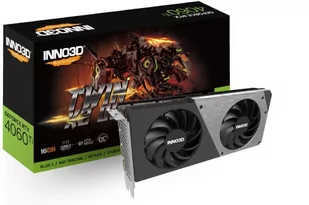 INNO3D GeForce RTX 4060 Ti Twin X2 OC 16 GB - Karty graficzne - miniaturka - grafika 1