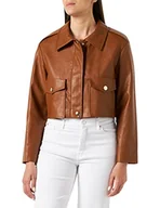 Kurtki damskie - Sisley Kurtka damska 21DYLN01Z, brązowa 30D, 34, Brązowy 30D, 34 - miniaturka - grafika 1