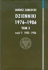 Biografie i autobiografie - Dzienniki 1976-1986. Tom 3 część 2 1982-1986 - miniaturka - grafika 1
