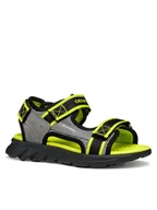 Buty dla chłopców - Geox Sandały J Airadyum Bo J45F1B 014ME C0666 D Szary - miniaturka - grafika 1