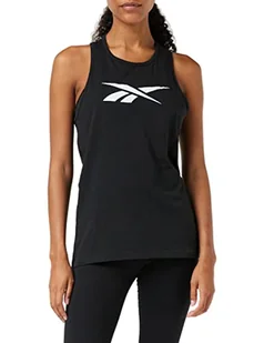 Reebok Damski tank top ten Graphic Vector czarny czarny XXS FU2337 - Koszulki i topy damskie - miniaturka - grafika 1