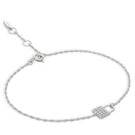 Bransoletki - Bransoletka Fossil JFS00625040 Srebrny - miniaturka - grafika 1