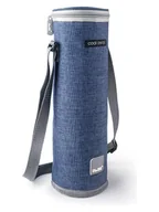 Torby i wózki na zakupy - Ibili Torba chłodząca "Dalvik" w kolorze niebieskim na butelkę - 1,5 l - miniaturka - grafika 1