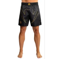 Spodnie sportowe męskie - Venum Serpenti Fightshorts MMA Spodenki Treningowe Black/Silver/Gold - miniaturka - grafika 1