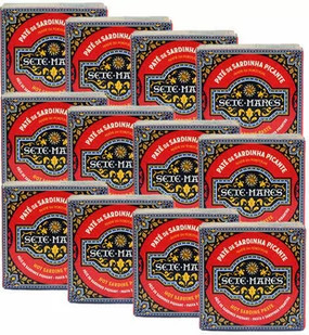 Pate z sardynek pikantne ZESTAW 12 sztuk 12x65g Sete Mares - Konserwy i dania rybne - miniaturka - grafika 1