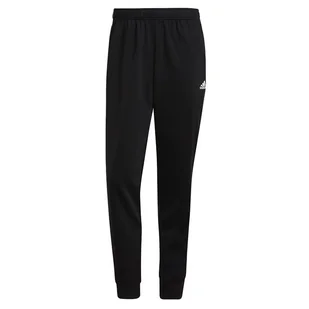 Spodnie adidas Essentials Warm-Up Tapered 3-Stripes H46105 - czarne - Adidas - Spodnie sportowe męskie - miniaturka - grafika 1