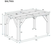 Stoły - Stół rozkładany BALTIKA 130240x90 dąb artisan ENDO - miniaturka - grafika 1