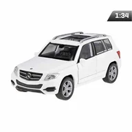 Zabawki interaktywne dla dzieci - Autko model 1:34 Mercedes-Benz GLK biały - miniaturka - grafika 1