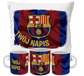 Gadżety dla niej i dla niego - ZESTAW PODUSZKA + KUBEK Prezent LAMINE YAMAL FC BARCELONA + IMIĘ 6 - miniaturka - grafika 1