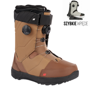 Buty snowboardowe - Buty snowboardowe K2 Maysis Clicker X HB brown - miniaturka - grafika 1