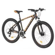 Rowery - Rower górski MTB INDIANA X-Enduro 2.7 M15 27.5 cala męski Czarno-pomarańczowy - miniaturka - grafika 1