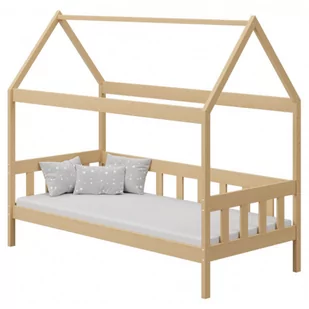 Drewniane pojedyncze łóżko domek, sosna - Dada 3X 180x90 cm - Łóżka dla dzieci i młodzieży - miniaturka - grafika 1