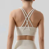 Biustonosze - Biustonosz sportowy ze skrzyżowanymi ramiączkami - miniaturka - grafika 1