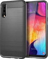 Etui i futerały do telefonów - Samsung Etui na telefon komórkowy Etui TPU Etui ochronne Etui na telefon komórkowy Bumper Carbon Optic Shell, Kolor: Szary, Wybierz model: Samsung Galaxy S20 - miniaturka - grafika 1