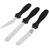 Przybory do gotowania - Zestaw Szpatułek Łopatek Cukierniczych 3 Szt. Do Tortów Ciast 1693 - miniaturka - grafika 1