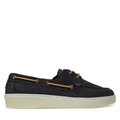 Półbuty męskie - Półbuty Guess FMTROB LEA14 Granatowy - miniaturka - grafika 1