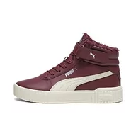 Buty dla dziewczynek - PUMA Carina 2.0 Mid WTR Jr sneakersy dziewczęce, Dark Jasper Alpine Snow PUMA Silver, 37 eu - miniaturka - grafika 1