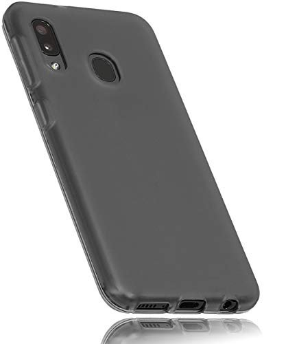 mumbi etui na telefon komórkowy kompatybilne z Samsung Galaxy A20e, przezroczyste, czarne