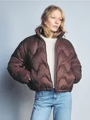 Marynarki i żakiety damskie - Reserved - Pikowana kurtka - brązowy - miniaturka - grafika 1