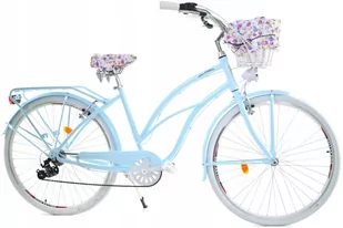 Dallas Bike Cruiser 7Spd Alu 28 cali Damski Niebieski - Rowery - miniaturka - grafika 1