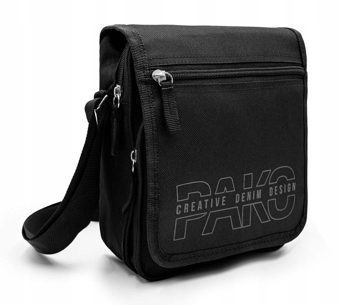 TORBA MĘSKA listonoszka na ramię 68 CZARNA