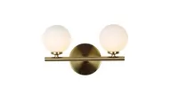 Lampy ścienne - Lumina Deco LAMPA ŚCIENNA KINKIET NOWOCZESNY MOSIĘŻNY MARSIADA W2 LM_852-0 - miniaturka - grafika 1