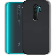 Etui i futerały do telefonów - Etui Do Xiaomi Redmi Note 8 Pro Gumowe Obudowa Czarne Matowe Silikon Slim - miniaturka - grafika 1