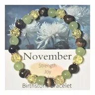 Bransoletki - Bransoletka Listopadowa Symbol Siły, Radości i Obfitości - miniaturka - grafika 1