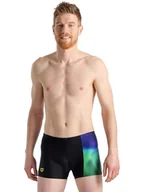 Kąpielówki męskie - Arena Kąpielówki "Placement" w kolorze czarnym - miniaturka - grafika 1