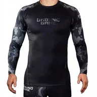 Kimona, stroje i obuwie - Ground Game Rashguard Moro 4.0 Długi Rękaw L - miniaturka - grafika 1