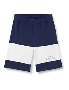 FILA Chłopięce szorty Southport Blocked, Medieval Blue-Bright White, 146-152 - Spodenki damskie - miniaturka - grafika 1
